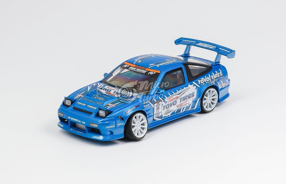 Thumbnail: Nissan Silvia 180SX (S13) Drift Modified with Blue Toyo Tires Livery