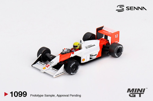 鈴鹿特注McLaren MP4/4 No.12 A.Senna 1988 1988 McLaren MP4/4 Formula 1 Race Car (New Tool) 1/12 Meng Model