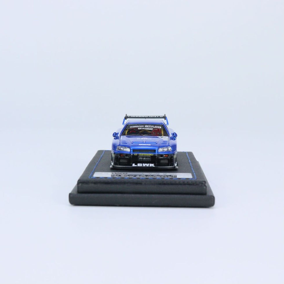 Thumbnail: Nissan Skyline LBWK (ER34) Super Silhouette Blue Metallic - RESIN Edition