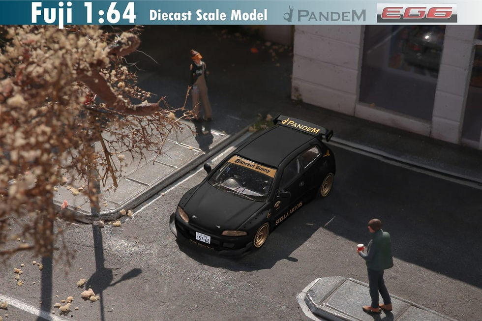 Thumbnail: Civic EG6 Pandem Rocket Bunny Modified Stella Black
