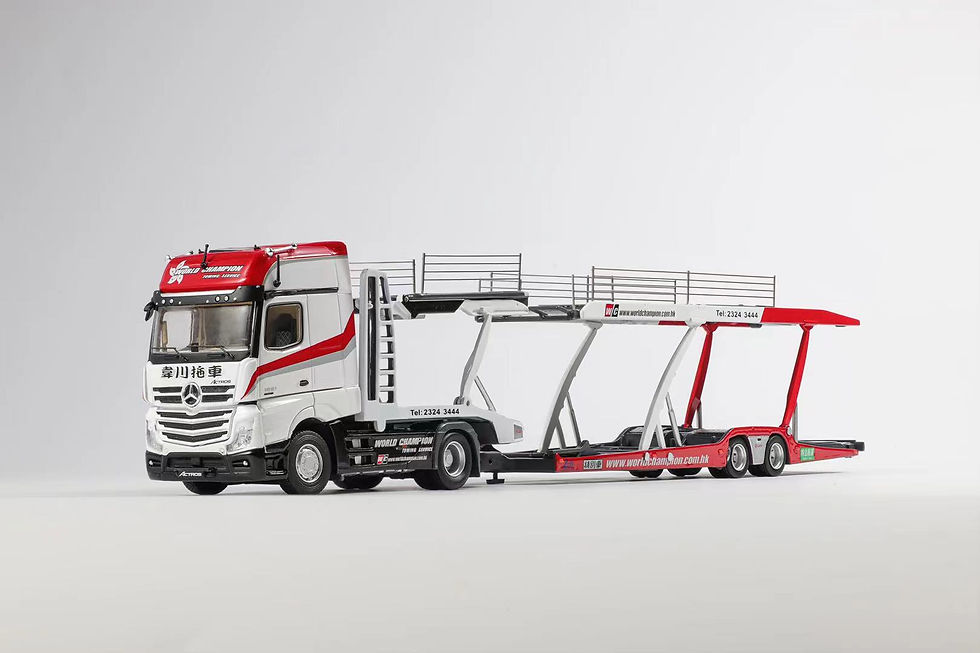Thumbnail: Mercedes Benz Actros Double Deck Trailer with Figurine - Hong Kong Event 2024