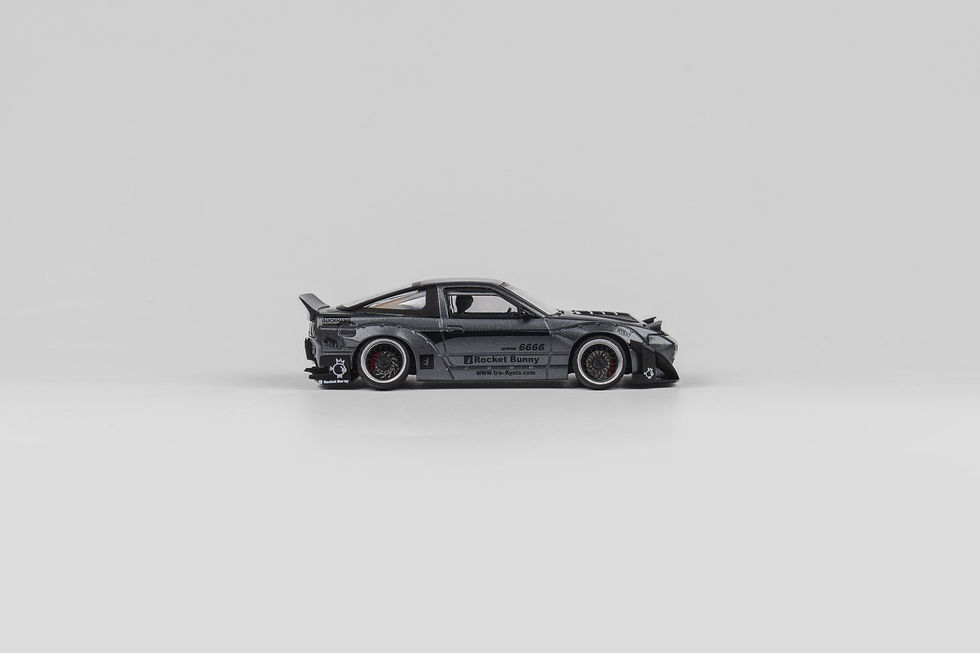 Thumbnail: S13 Silvia 180SX Pandem Rocket Bunny Modified with Retractable Headlight Matte G