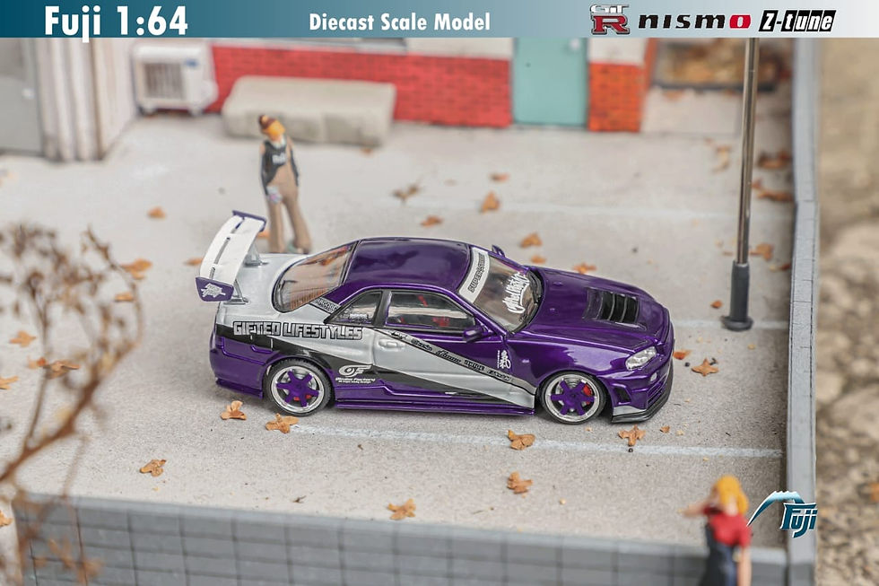 Thumbnail: Nissan Skyline GT-R (R34) Z-Tune Gift Purple High Wing