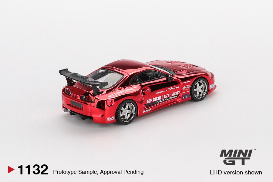 Thumbnail: (Blister) Toyota Supra (A80) Top Secret GT-300 Top Secret Red Chrome