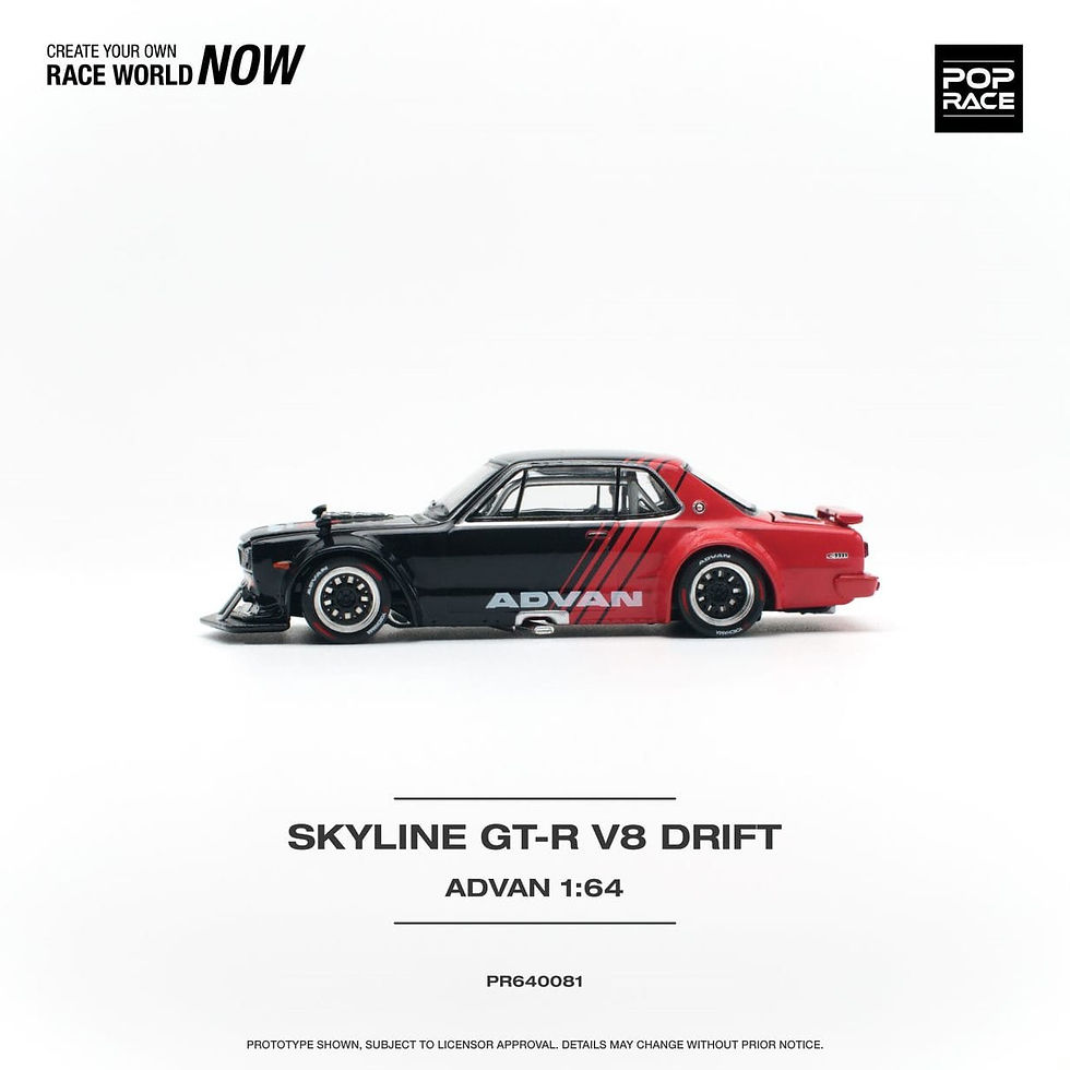 Thumbnail: Nissan Skyline GT-R V8 Drift ADVAN