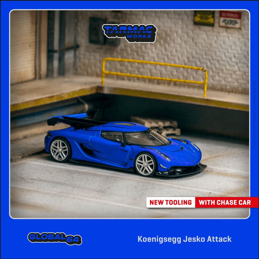 Koenigsegg Jesko Attack Blue