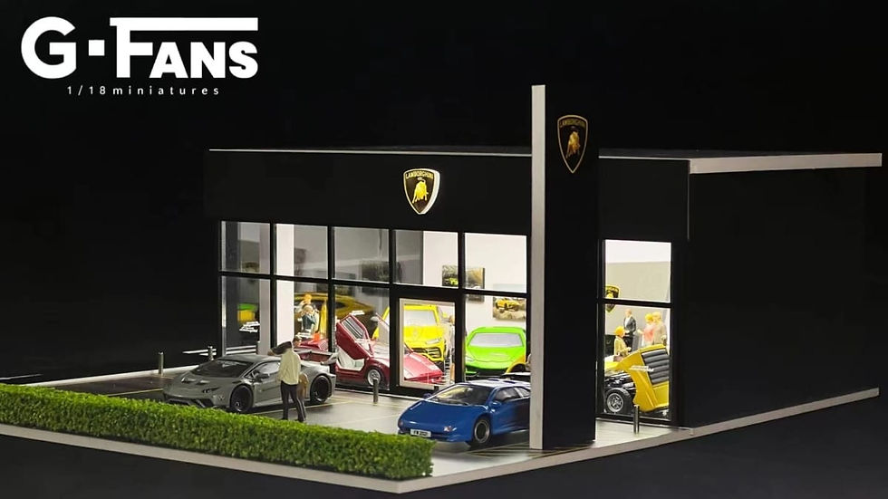 Thumbnail: Lamborghini Parking Lot with LED