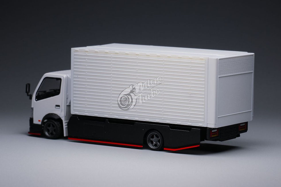 Thumbnail: Gull Wing Truck White with Custom Decals