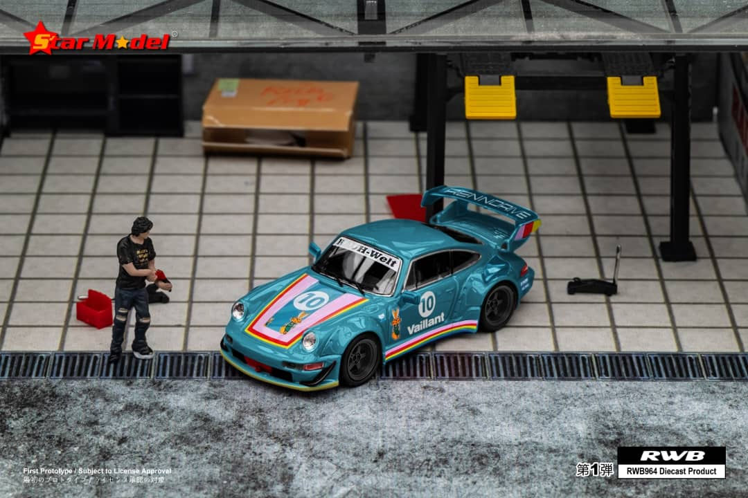 RWB 964 GT Wing Green Vailant
