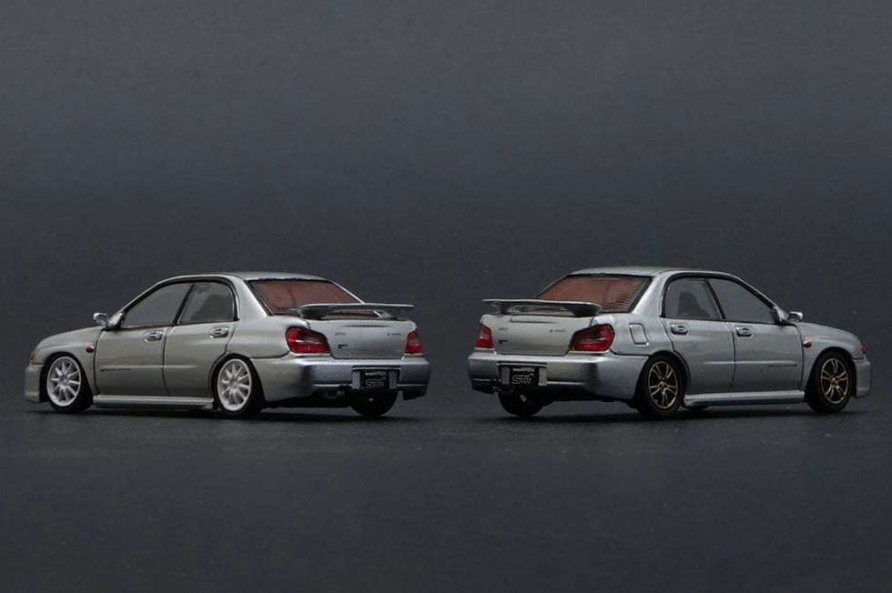 Thumbnail: Subaru 2001 Impreza WRX Silver with Extra Wheel
