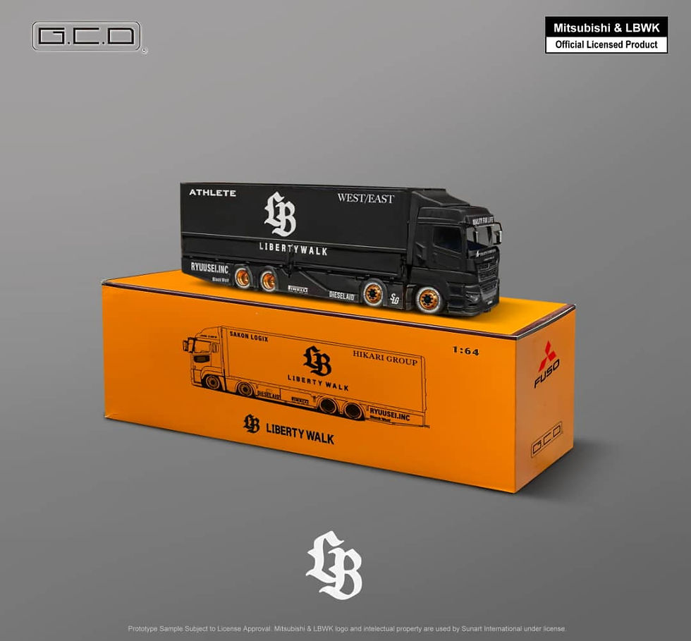 Mitsubishi Fuso Super Great 300-302 LBWK Truck Black Livery