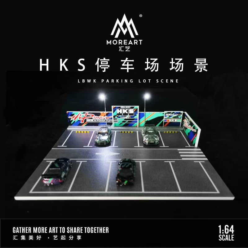 Outdoor Garage HKS Livery with LED