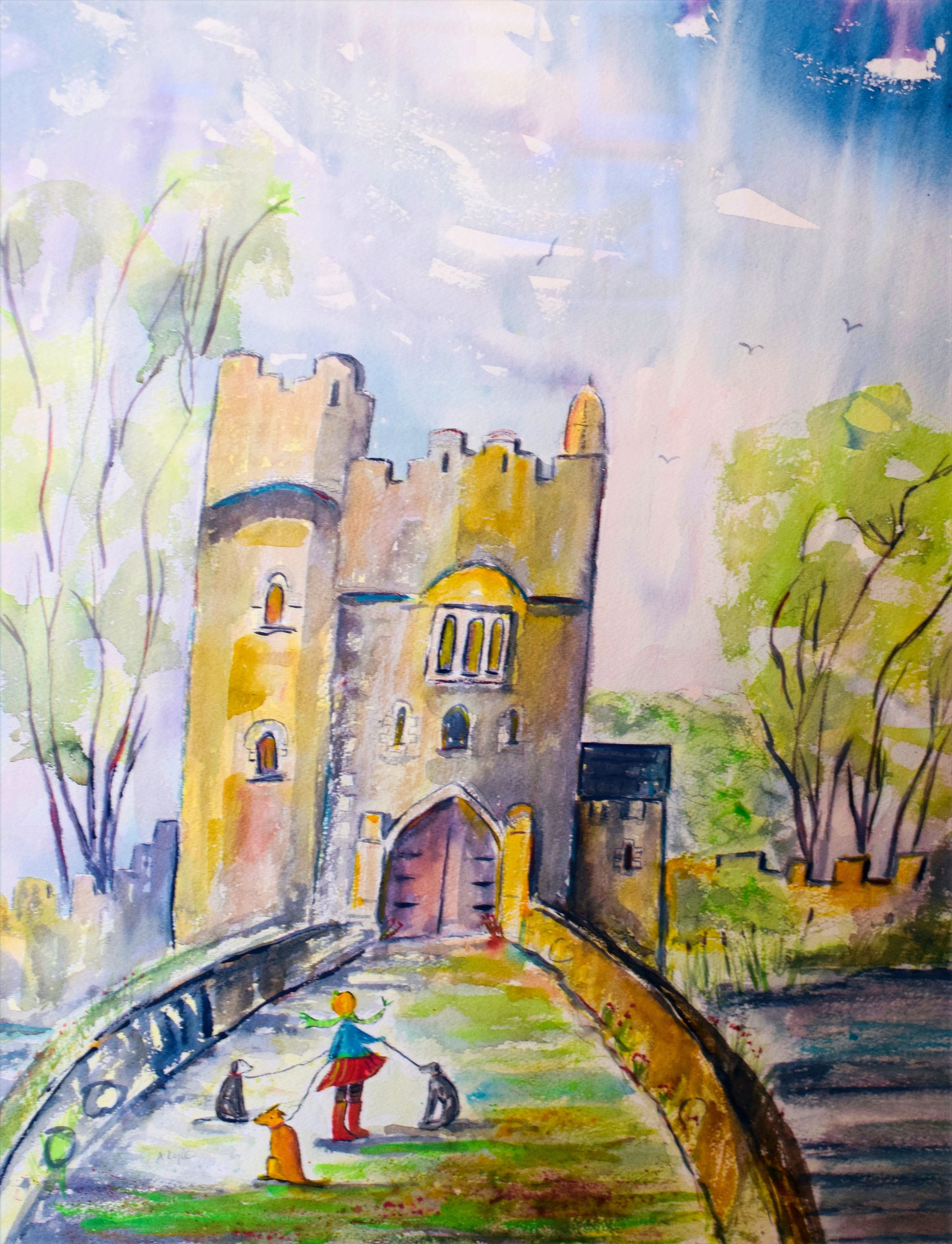 THE BARBICAN GATE, GLENARM CASTLE