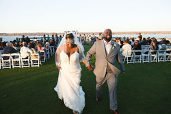 HAPPY COUPLE EXITING CEREMONY