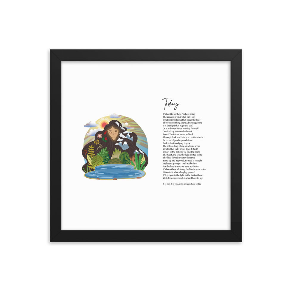 Thumbnail: Today - Framed poster