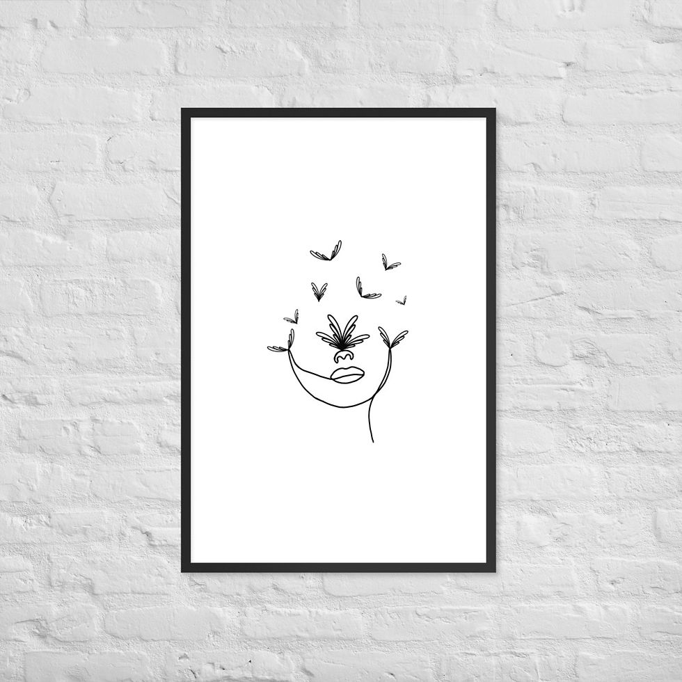 Thumbnail: Forgive and Forget - Framed Illustration