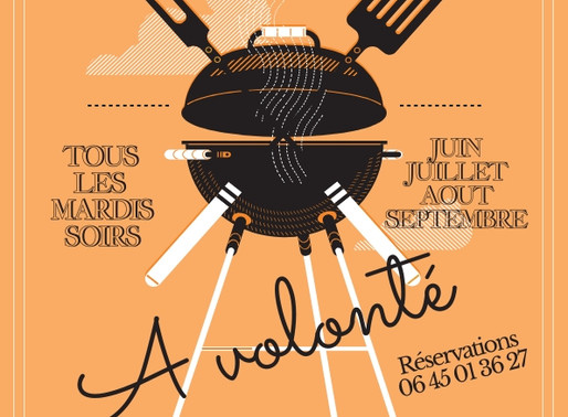 La saison des célèbres BBQ des Tourelles est lancée. On vous attend les mardis soirs...