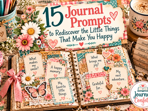 15 Journal Prompts to Rediscover the Little Things That Make You Happy