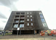 Timber Cladding Fire retardant Spraying