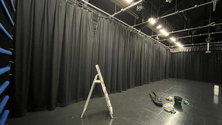 Black BS5867 Treated Drama Room Curtains