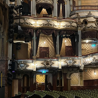 Victoria Palace Theatre Fire Retardant Spraying Curtains in London