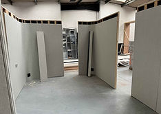 Office Pod fabric fire retardant treatment for fabric wallcovering