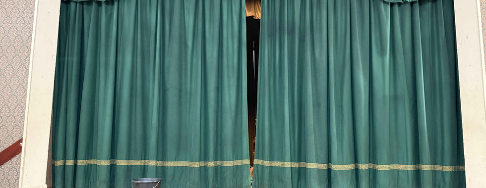 Little Baddow Village Hall curtain fireproofing and certification