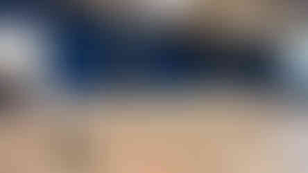 Blue BS5867 Treated Hall Curtains