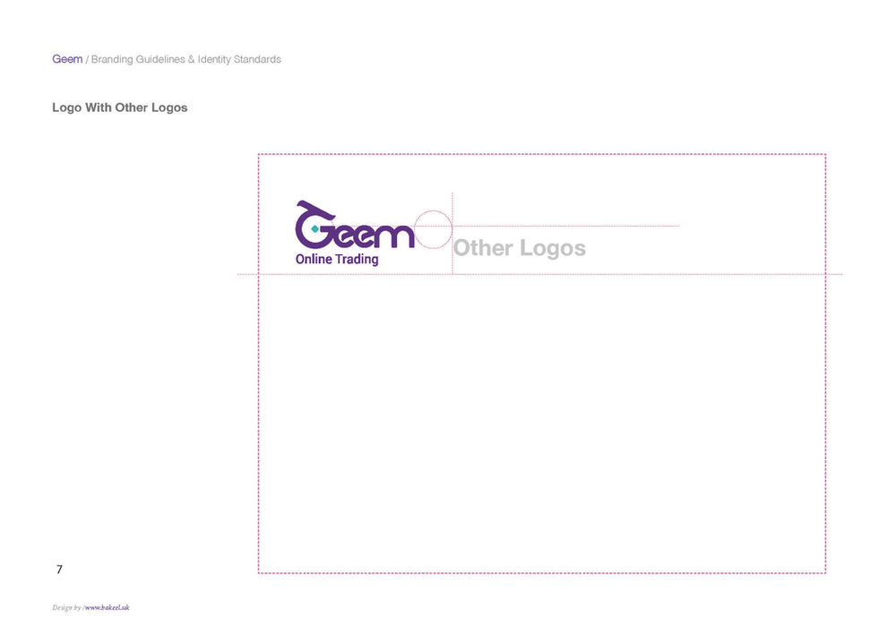 شعار Geem Online Trading، جزء من الهويات البصرية