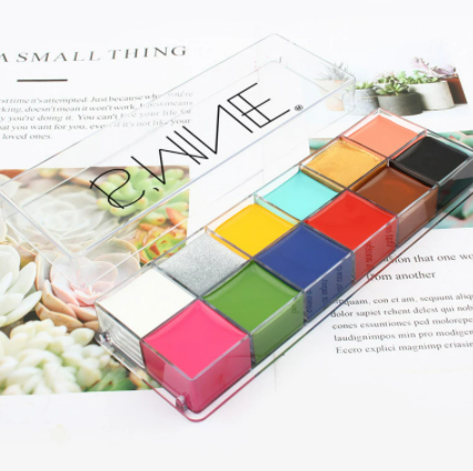 תמונה ממוזערת: צבעי שמן מומלצים | מייק אפים צבעוניים | מוצרי איפור לפורים