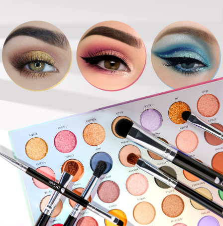 Thumbnail: מברשות לצלליות | סט מברשות איפור | DUCARE | מברשות עיניים