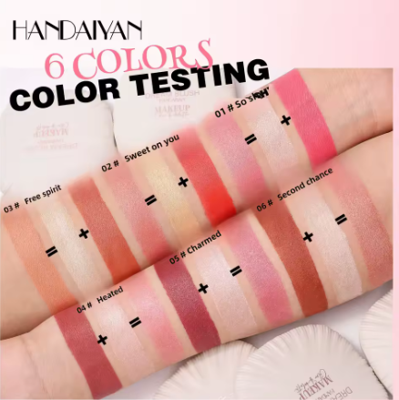 Thumbnail: פלטת HANDAIYAN: שילוב חלומי של סומק והיילייטר למראה זוהר!