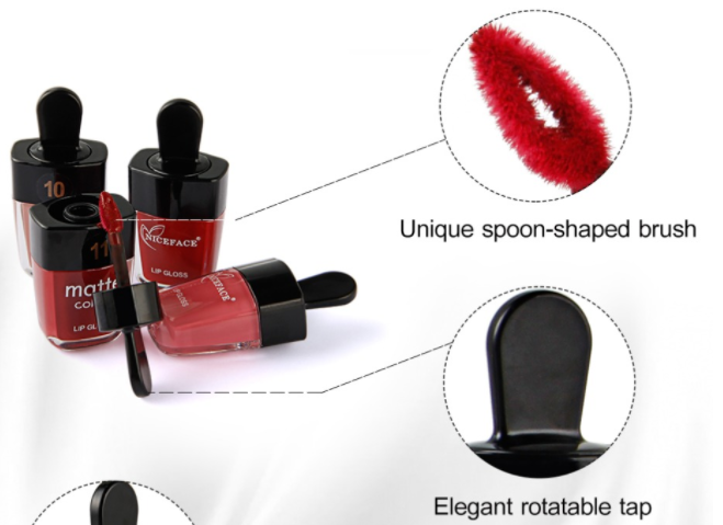 Thumbnail: ליפגלוס מאט | שפתונים עמידים | ליפסטיק נוזלי | NICEFACE | גילמור ביוטי