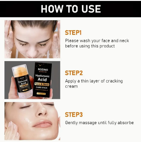 Thumbnail: ROZINO | סטיק קוריאני | קרם פנים עם חומצה היאלורונית