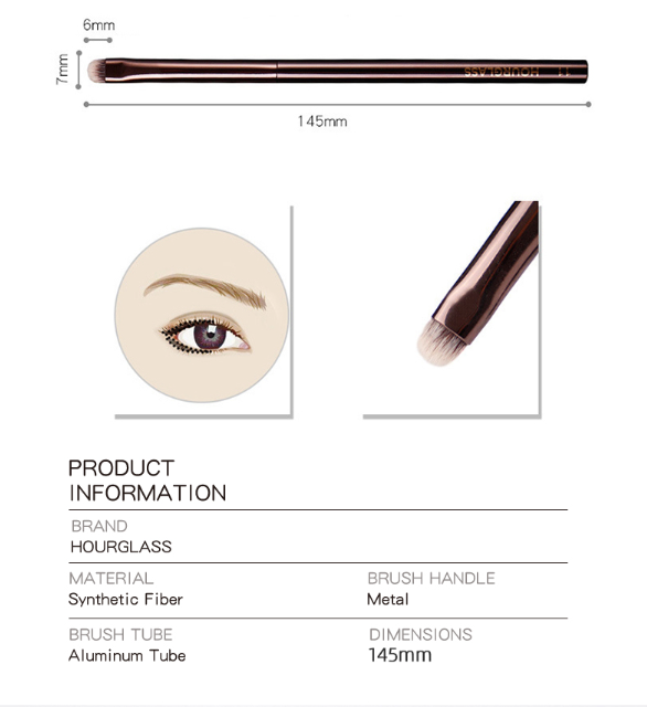 מברשת איפור | האוורגלאס | HourGlass | מברשת עיניים מומלצת