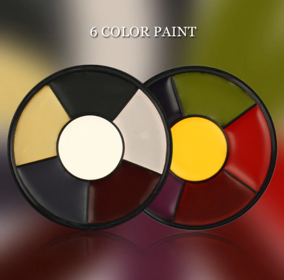 תמונה ממוזערת: איפור פנים לפורים | צבעי שמן מקצועיים | איפור גוף | איפור אונליין