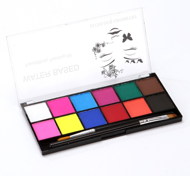 Thumbnail: צבעי פנים מקצועיים | צלליות ניאון | איפור לפורים | איפור גוף