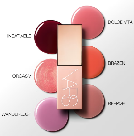 סומק נוזלי NARS Afterglow: זוהר טבעי ומרקם נמס