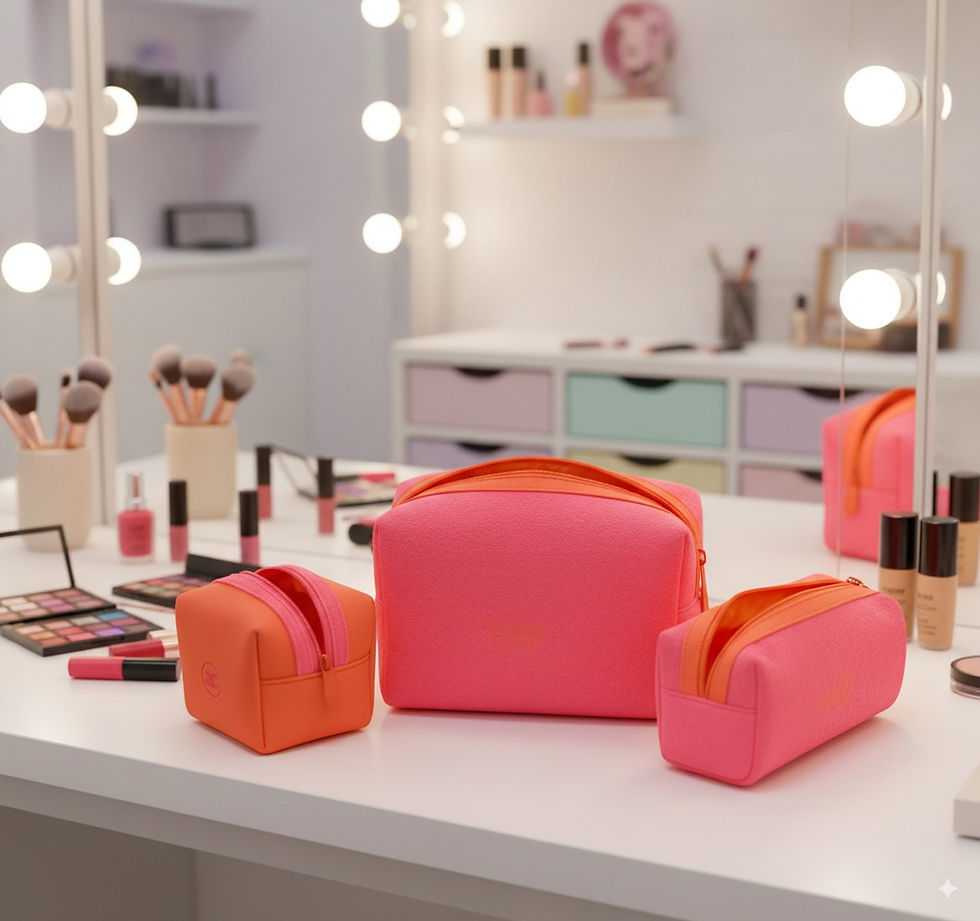 סט תיקי איפור יוקרתיים של שאנל | תיקי שאנל  | CHANEL Makeup Bags