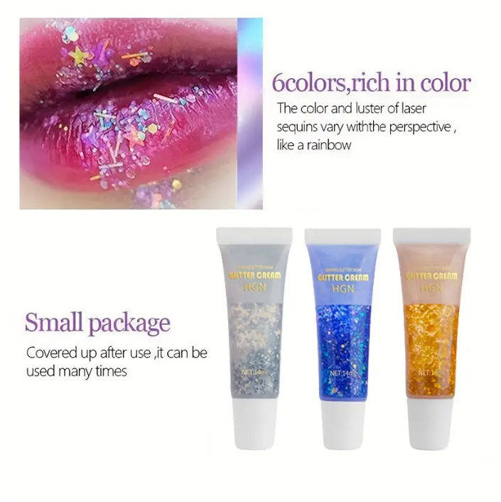 Thumbnail: איפור פנים לפורים | מארז גליטרים | ג'ל נצנצים | איפור גוף