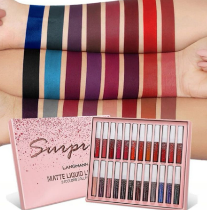 Thumbnail: ערכת איפור | סט שפתונים | LANGMANNI | שפתונים עמידים