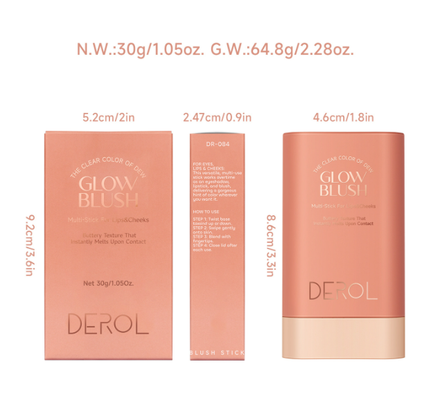 Thumbnail: סומק סטיק מומלץ  | טינט קרם | פיקסי איפור | סומק קרם | DEROL