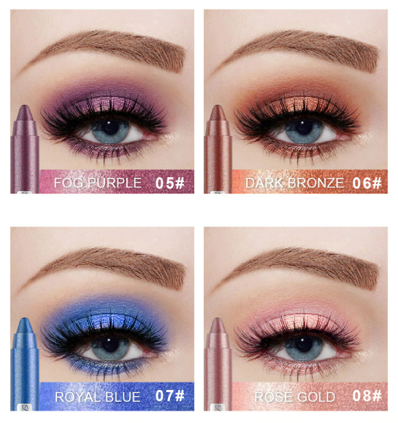 Thumbnail: צלליות עיפרון | גליטרים | 12 עפרונות עיניים | DRAGON RANEE