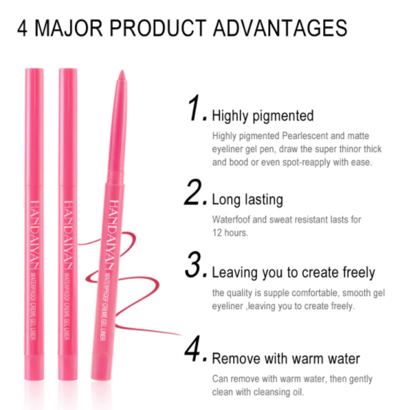 Thumbnail: גילמור ביוטי - עפרונות אייליינר | עפרונות עיניים ושפתיים | עפרונות תוחם