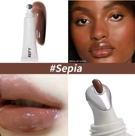 תמונה ממוזערת: גלוס לשפתיים REFY Lip Gloss ב-6 גוונים מושלמים | גלוס עם אפליקטור מתכת