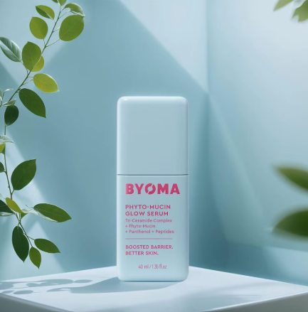 סרום זוהר צמחי BYOMA Phyto-Mucin Glow Serum למראה עור חלק וקורן