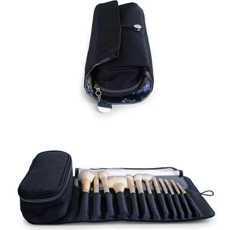 תמונה ממוזערת: תיק מברשות איפור | תיק מברשות מתקפל | תיק מברשות מקצועי למאפרות