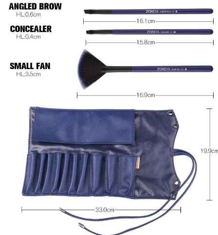 תמונה ממוזערת: סט מברשות איפור | מברשות איפור מקצועיות | מברשות איפור מעולות | משלוח חינם