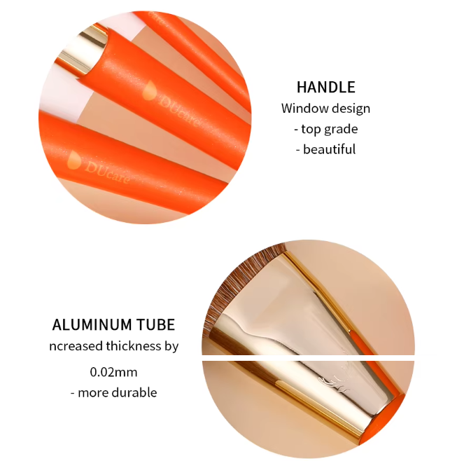 Thumbnail: סט 9 מברשות | סט מברשות מקצועי | DUCARE | מברשות איפור איכותיות