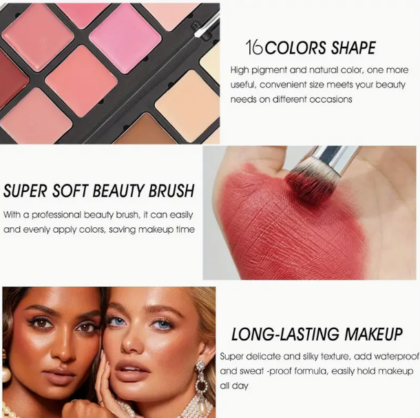 Thumbnail: פלטת קונסילרים | פלטה סמקים | איפור פורים | קונטור